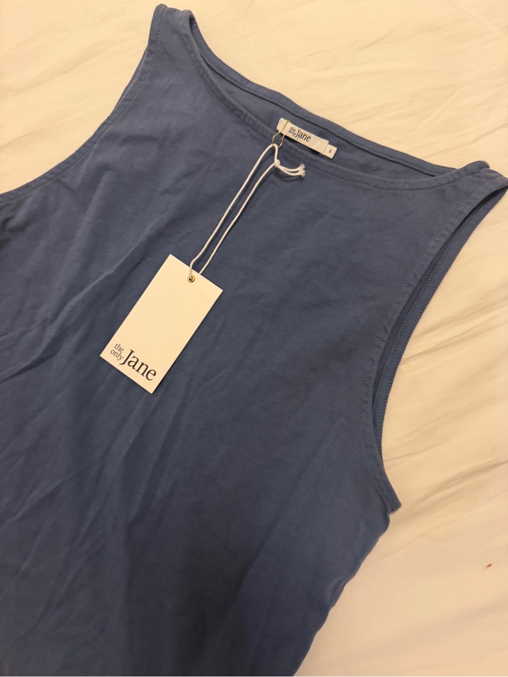 The Only Jane Ace Tank in French Blue NWT - Picture 6 of 6